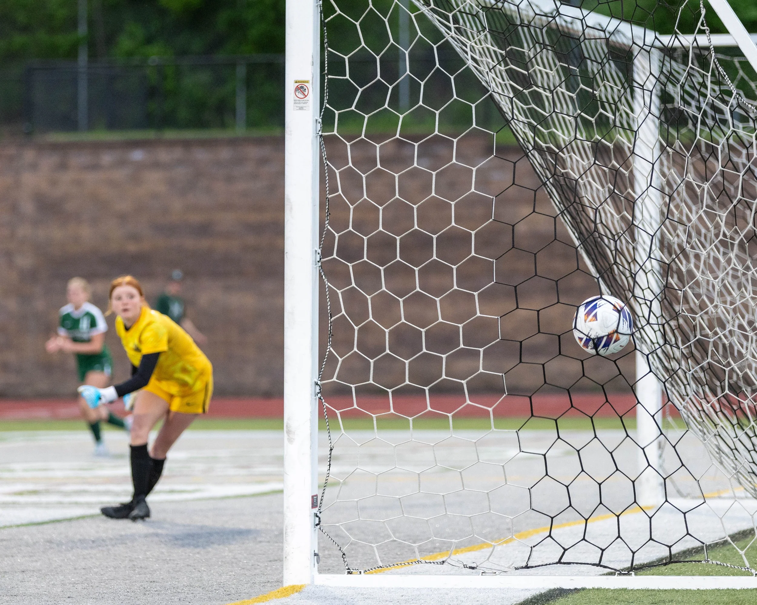 #21 puts the ball in the net