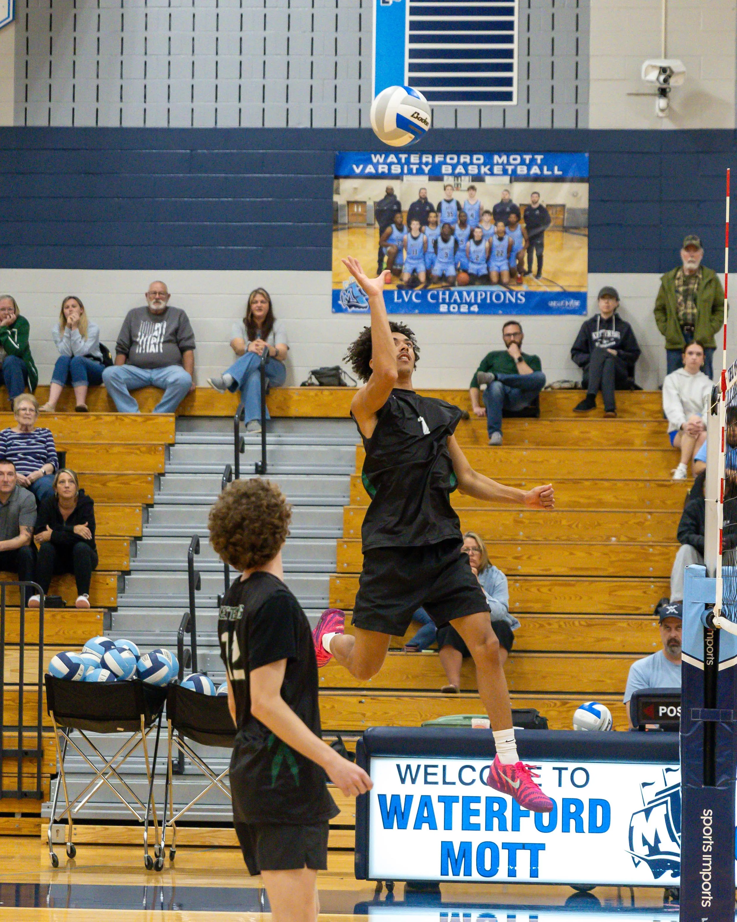 Kettering #1 up for the spike