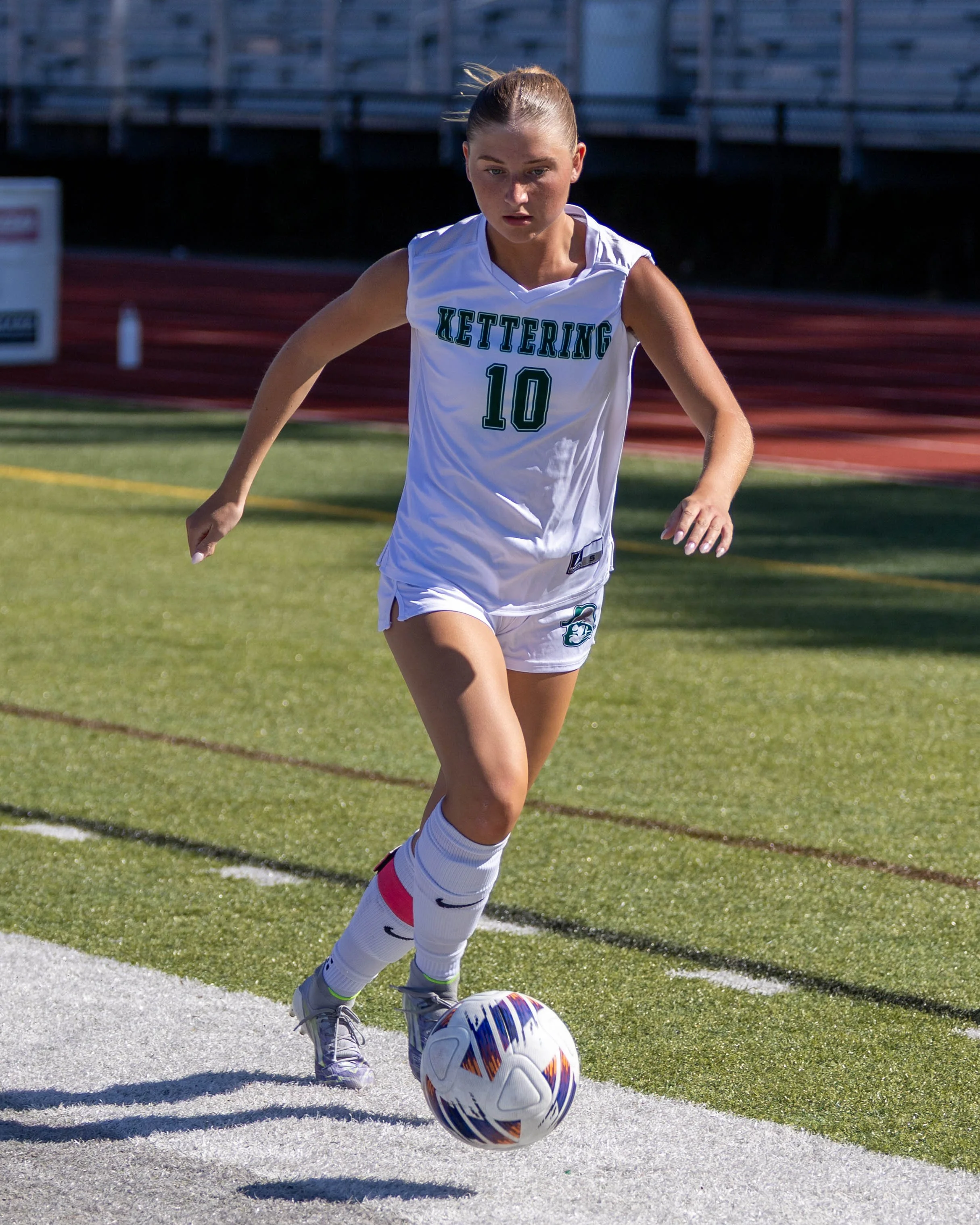 #10 with the ball