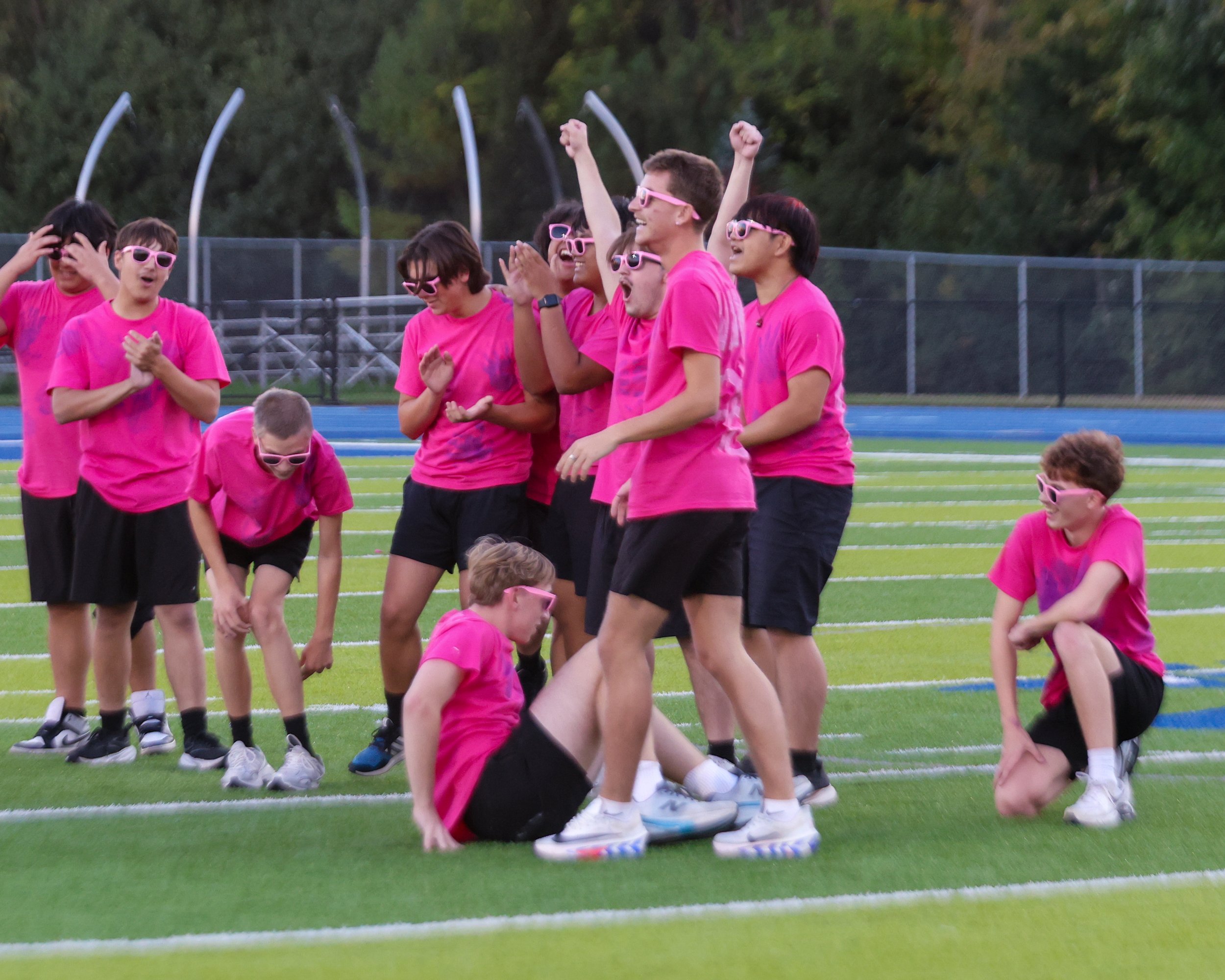 WM Cheerleaders at halftime
