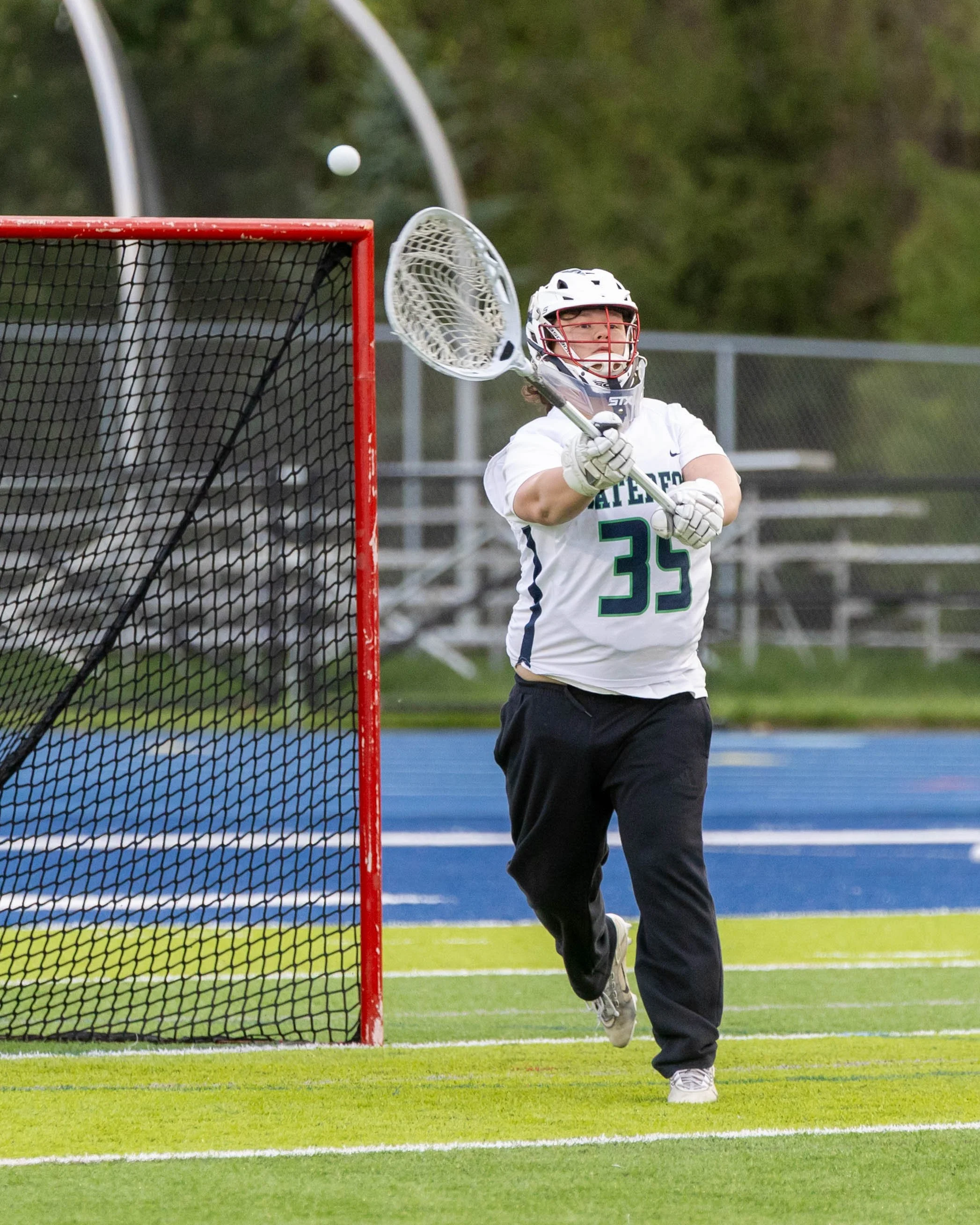 #35 passes the ball