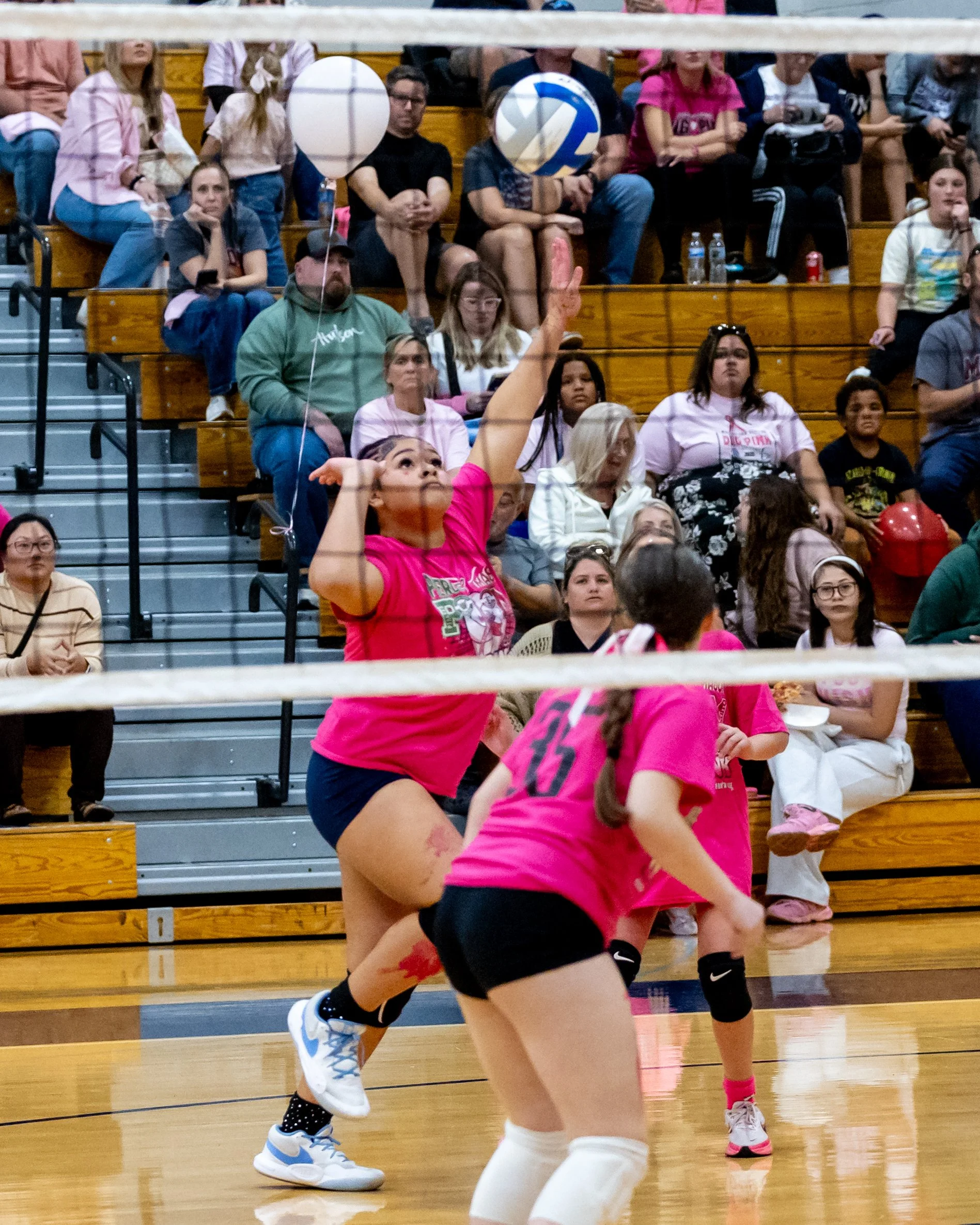 Pierce player hits the ball