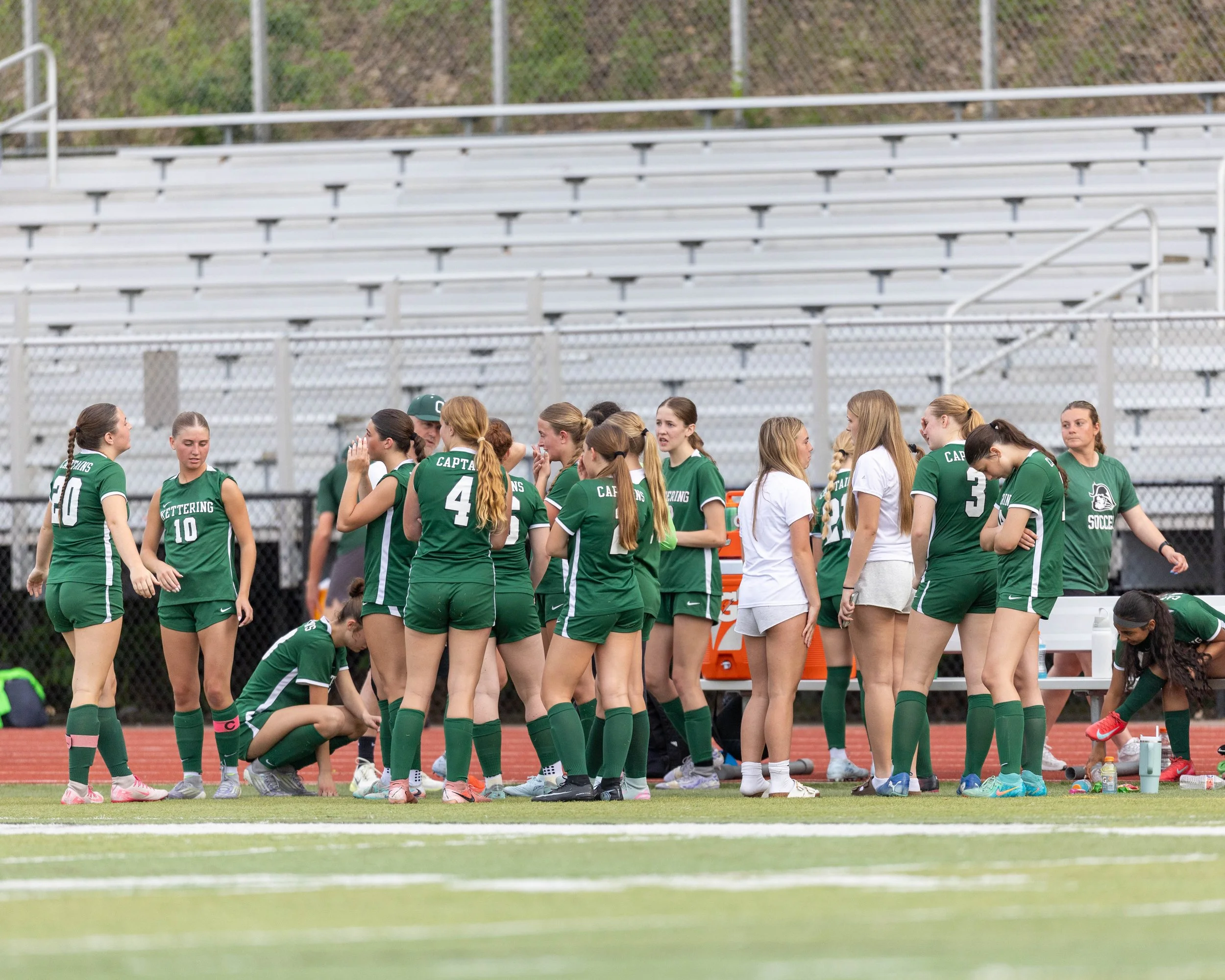 Kettering at halftime