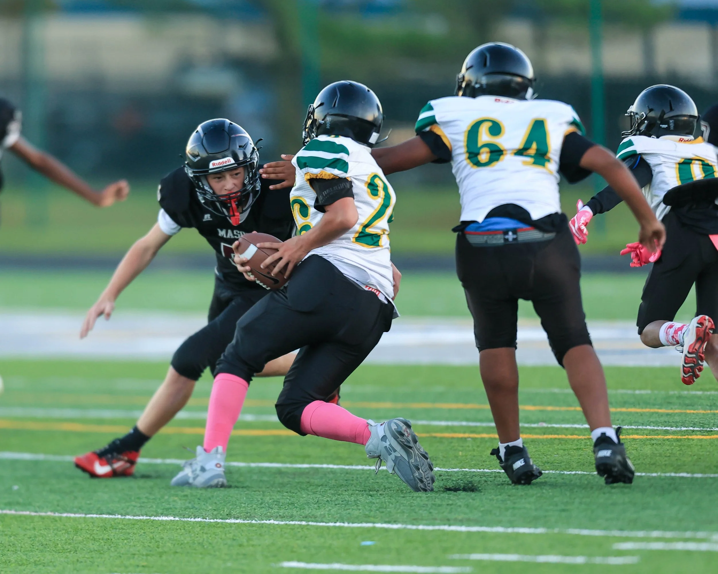 Pierce #26 carries the ball 