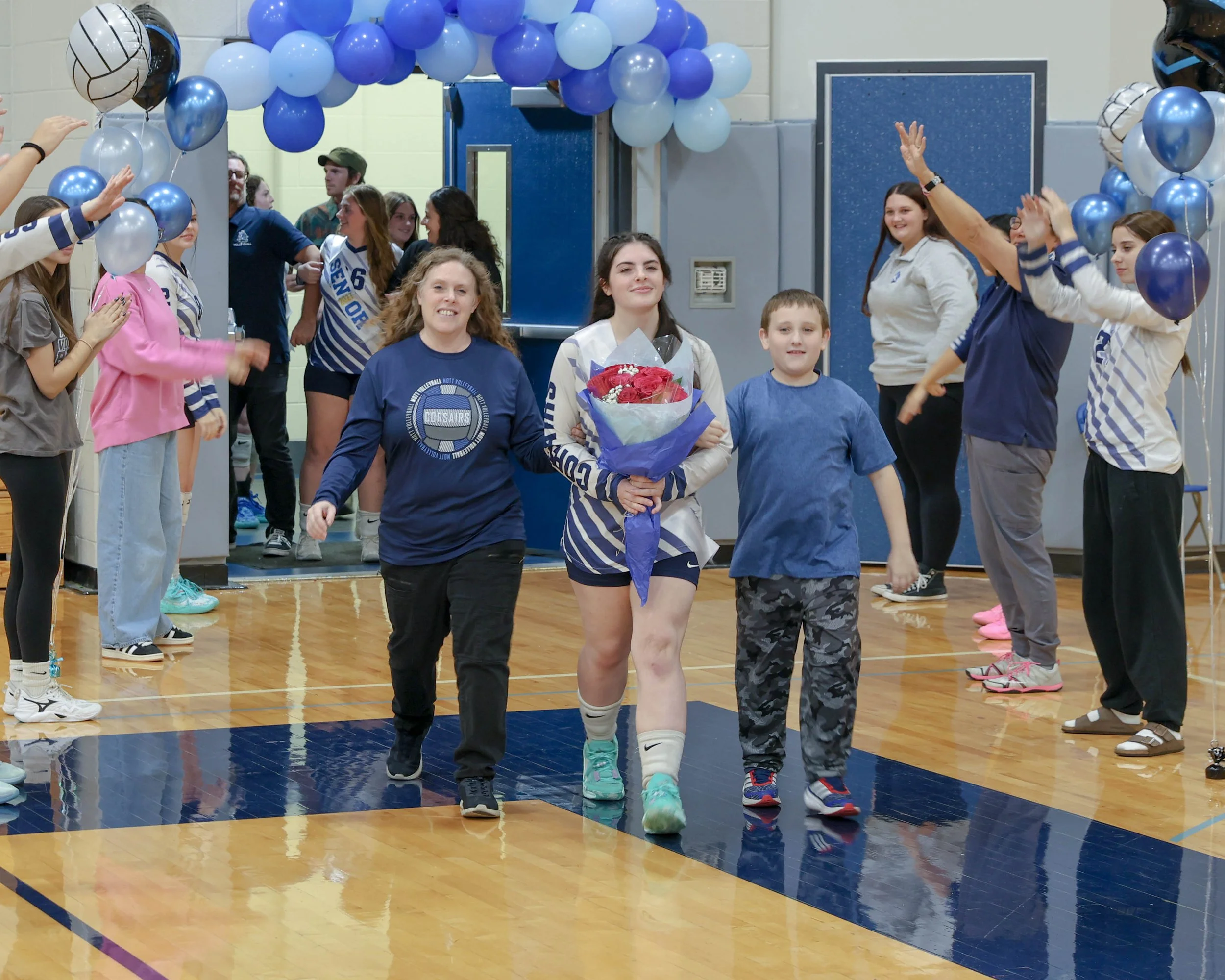 Senior Night walkout #23