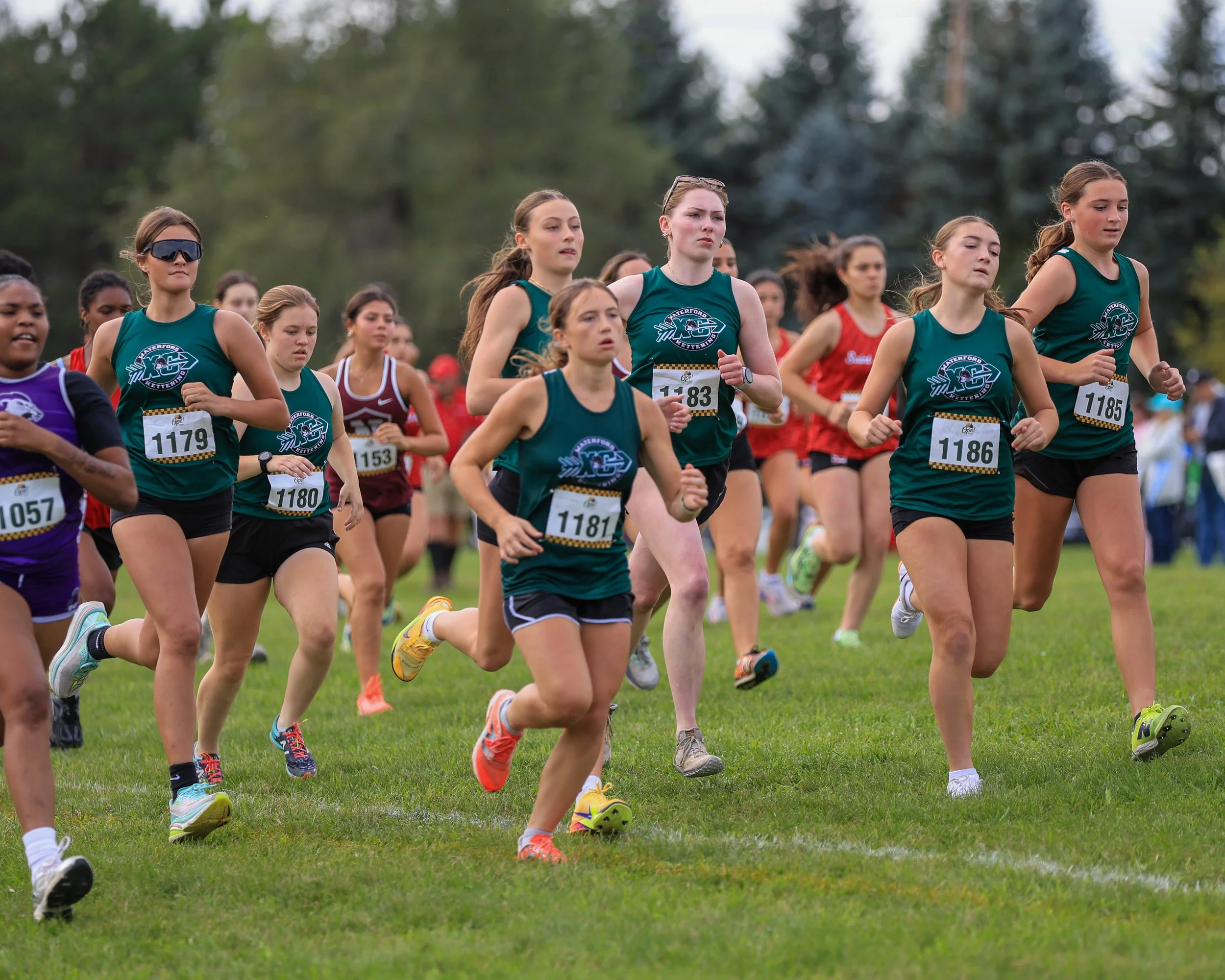 WK girls start the race