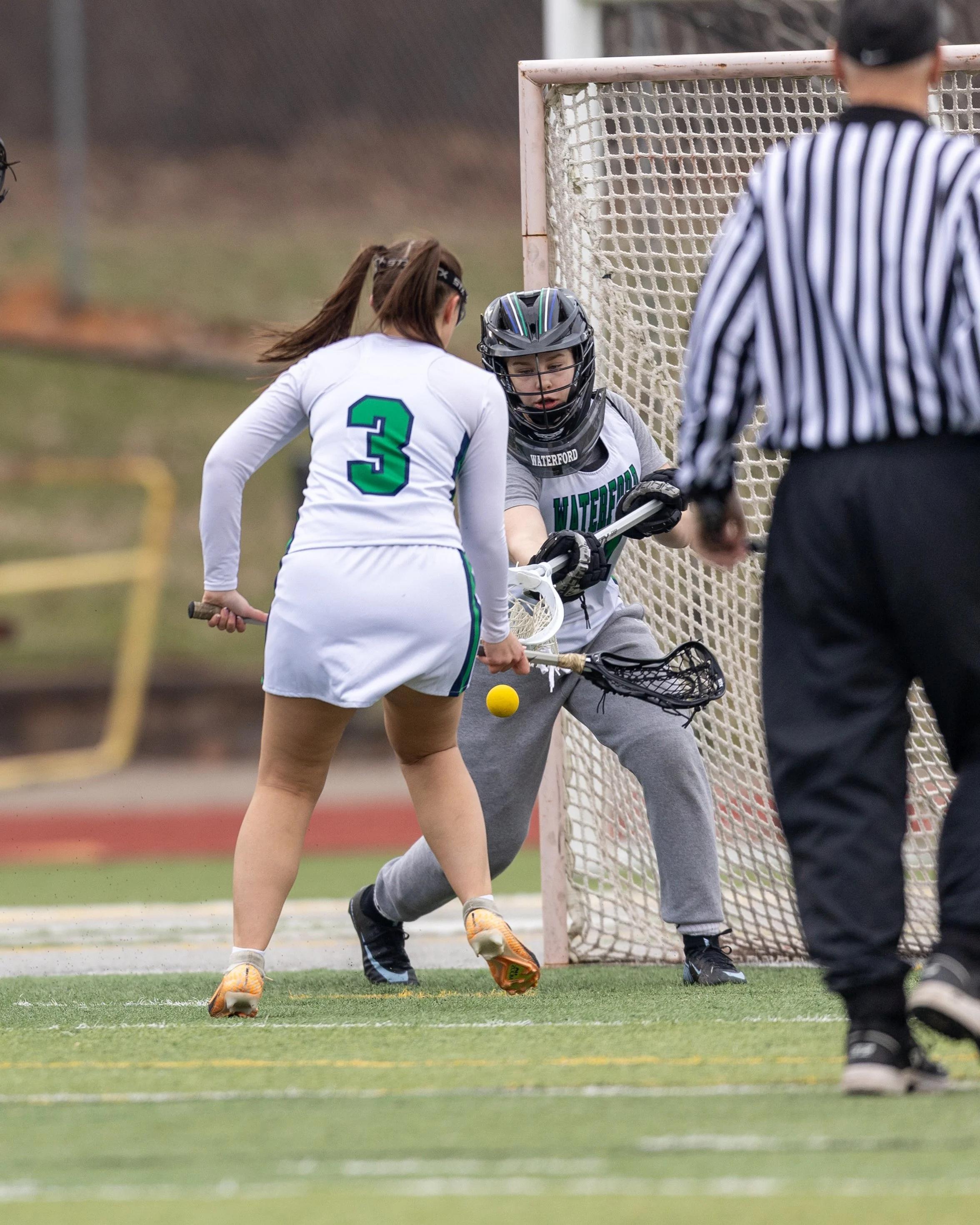 #21 makes the stop in goal