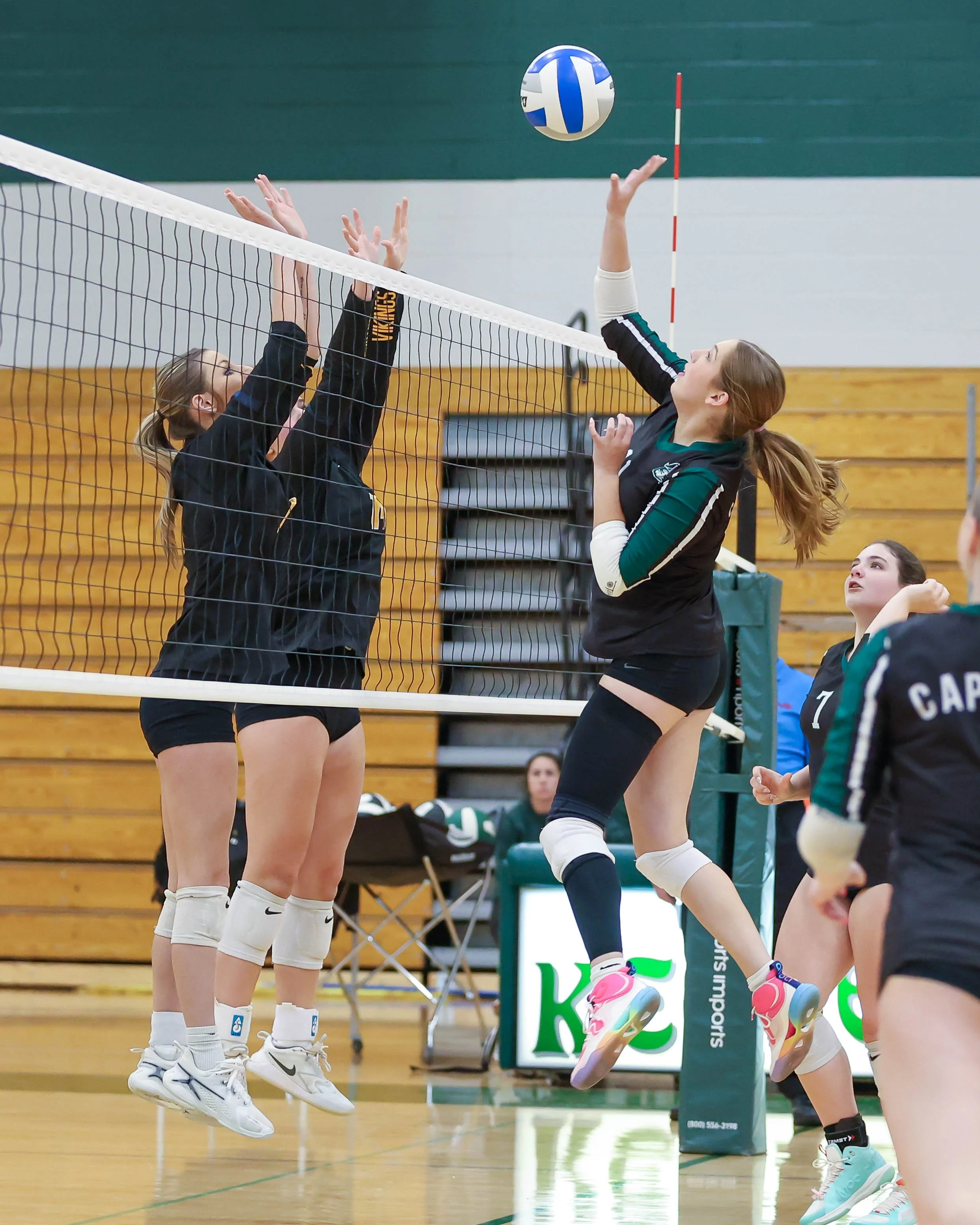 Kettering #11 hits the ball