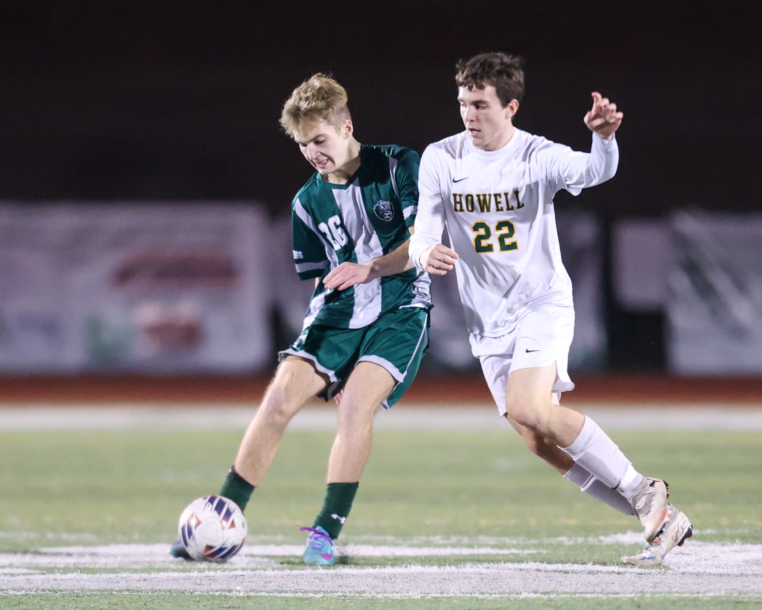 WK #36 kicks the ball