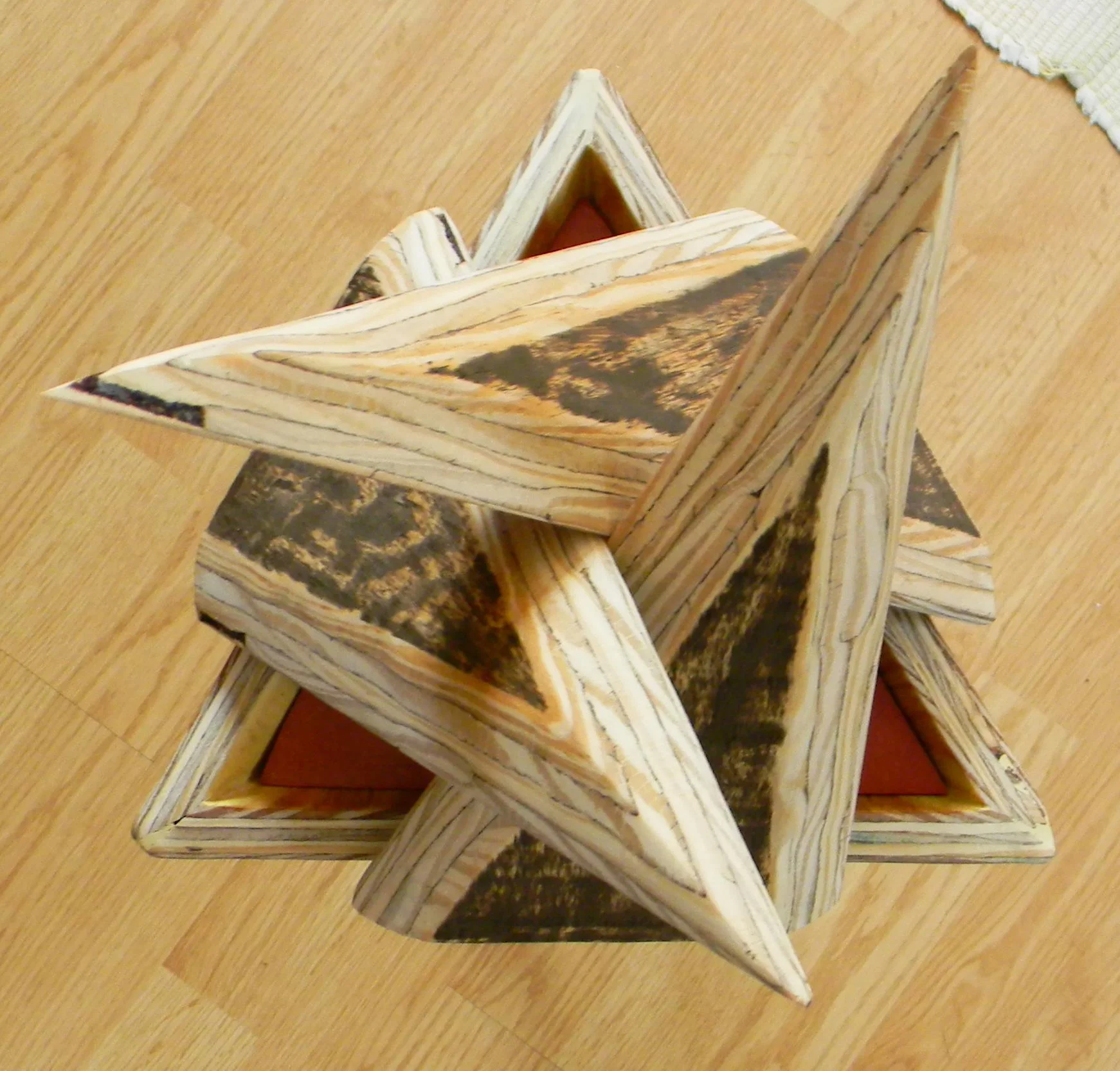 Wood, Plaster, Steel