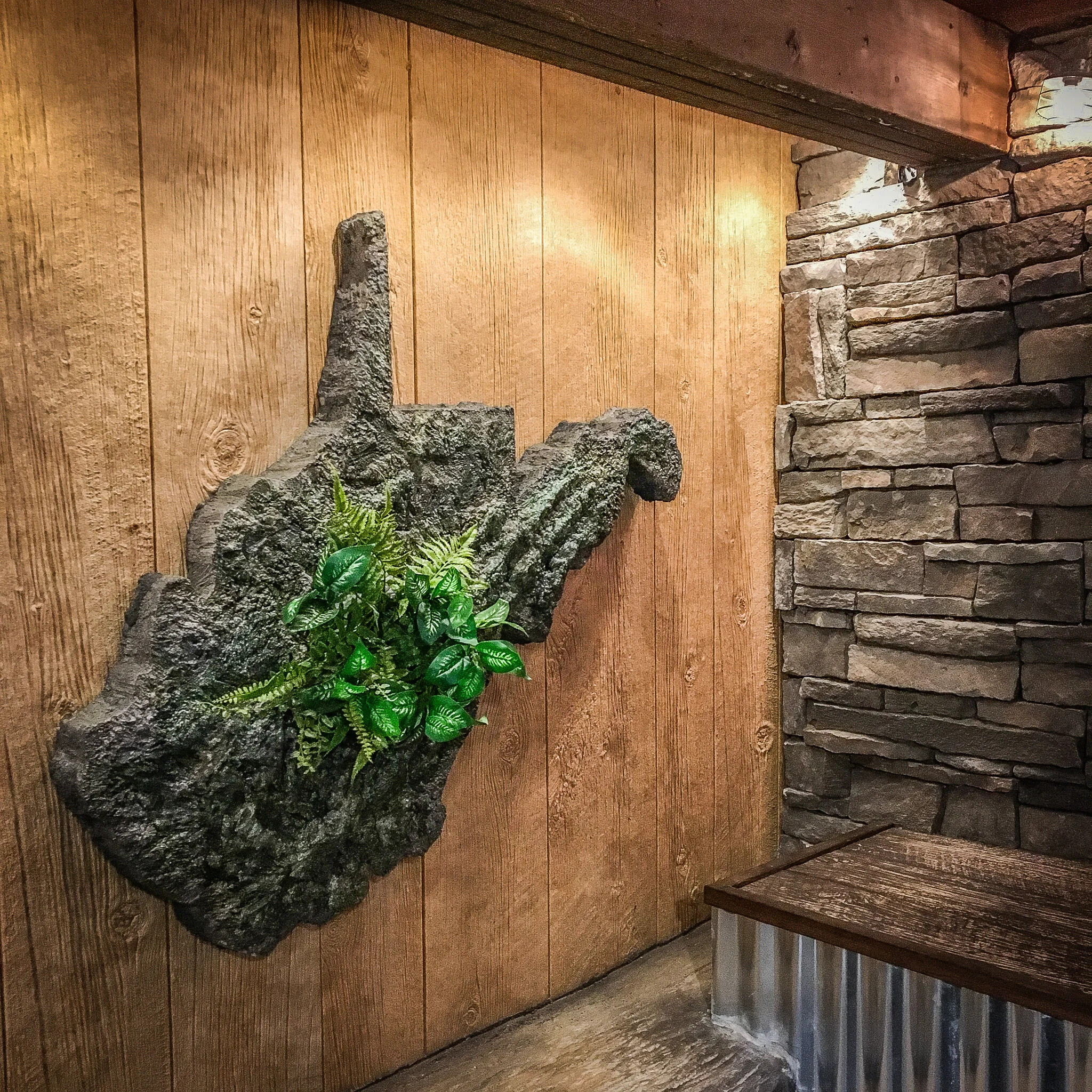 West Virginia-Concrete Wall Planter