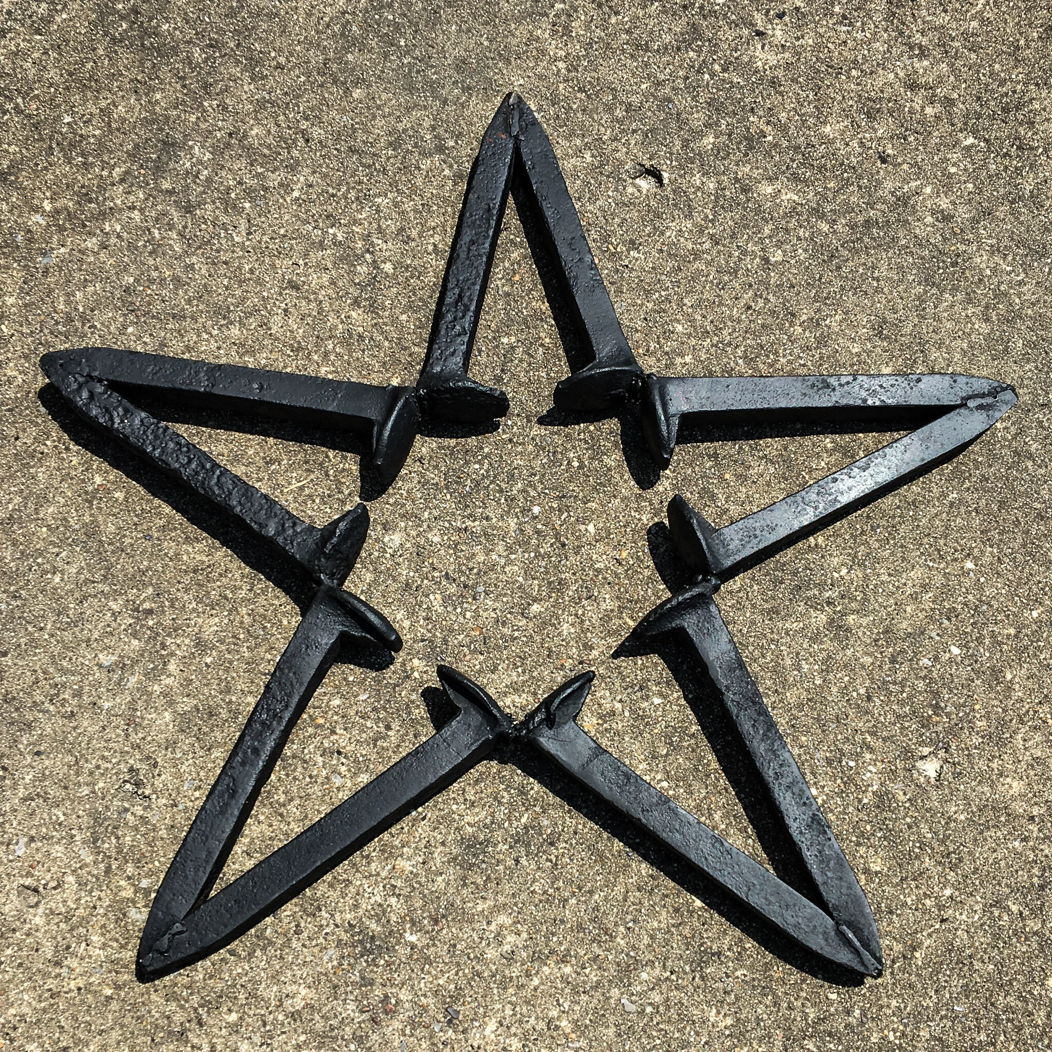 Railroad Spike Star