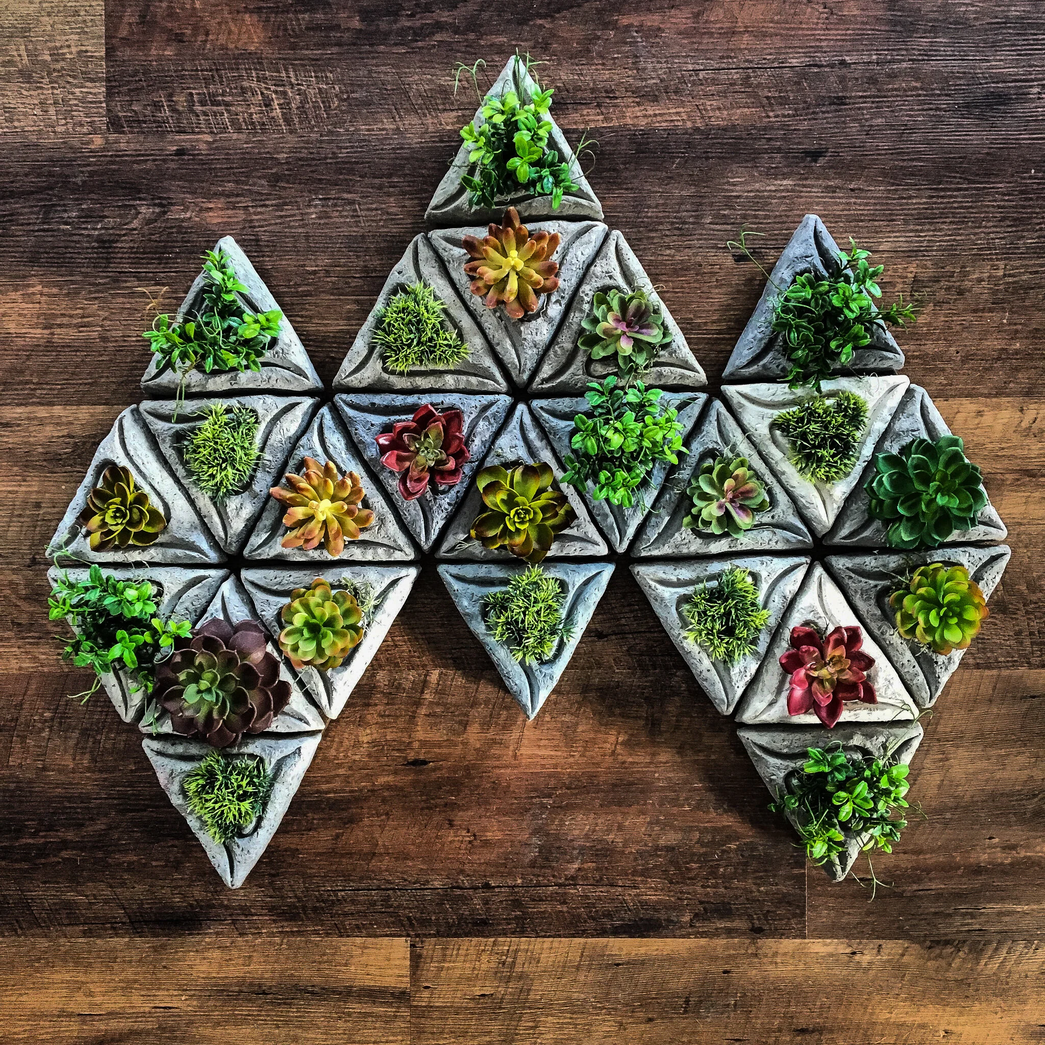 Geometric Living Wall Tiles 