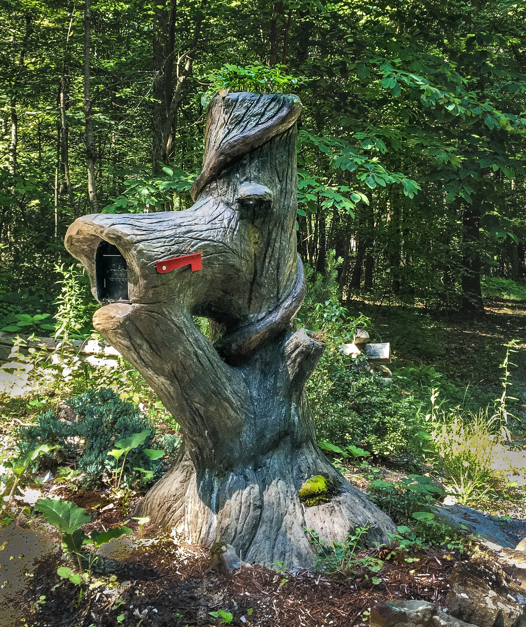 Tree Planter Mailbox