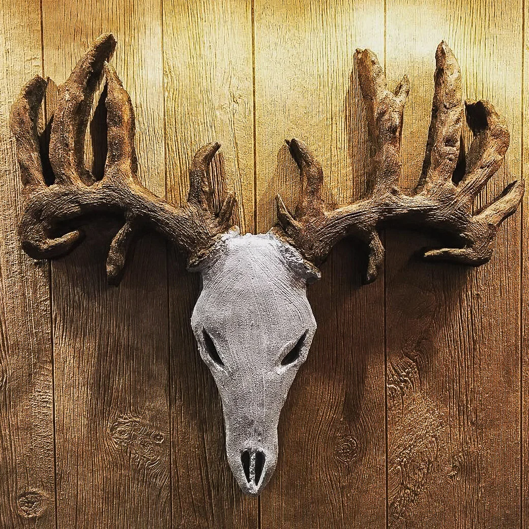 Concrete Deer Skull