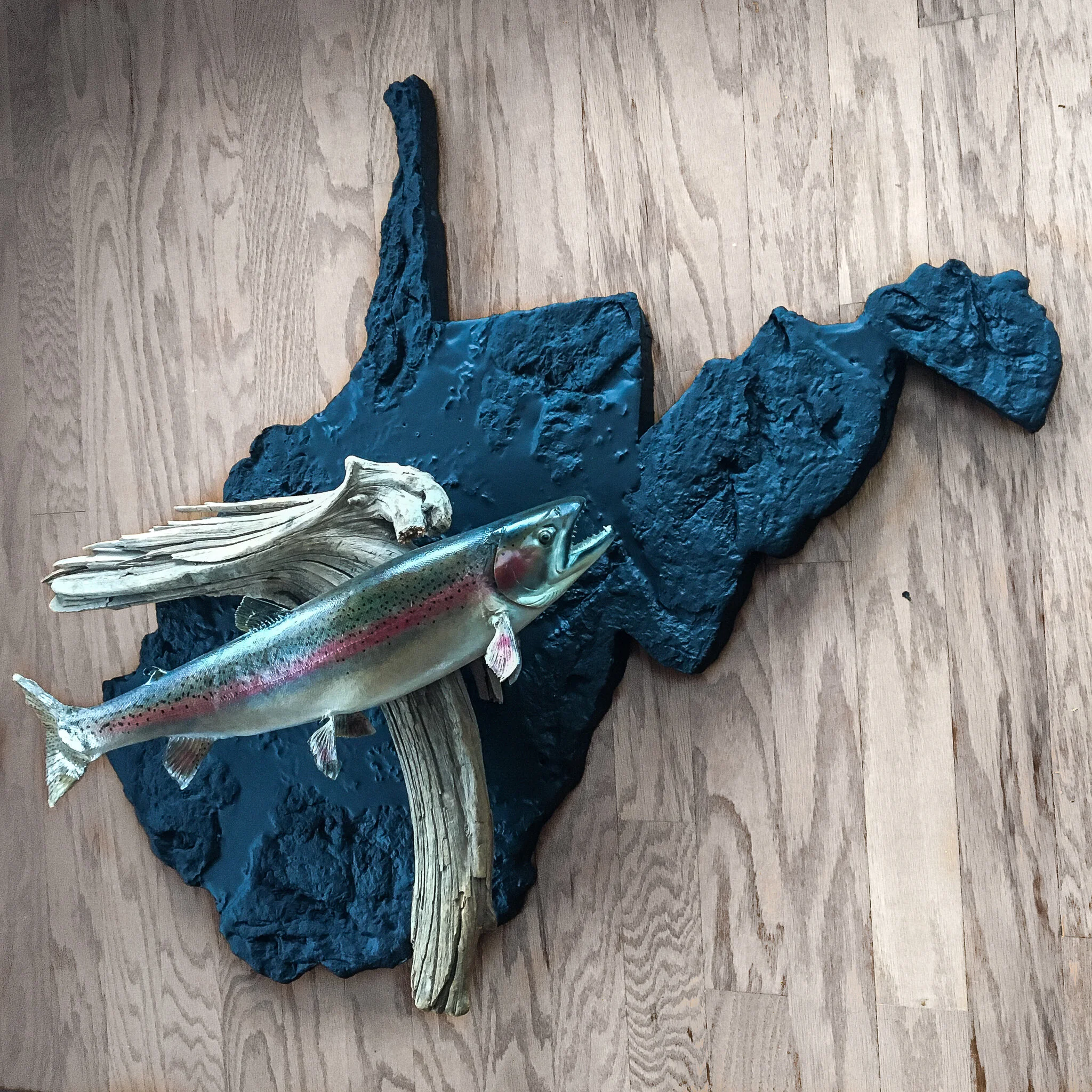 West Virginia- Rainbow Trout Wall Mount