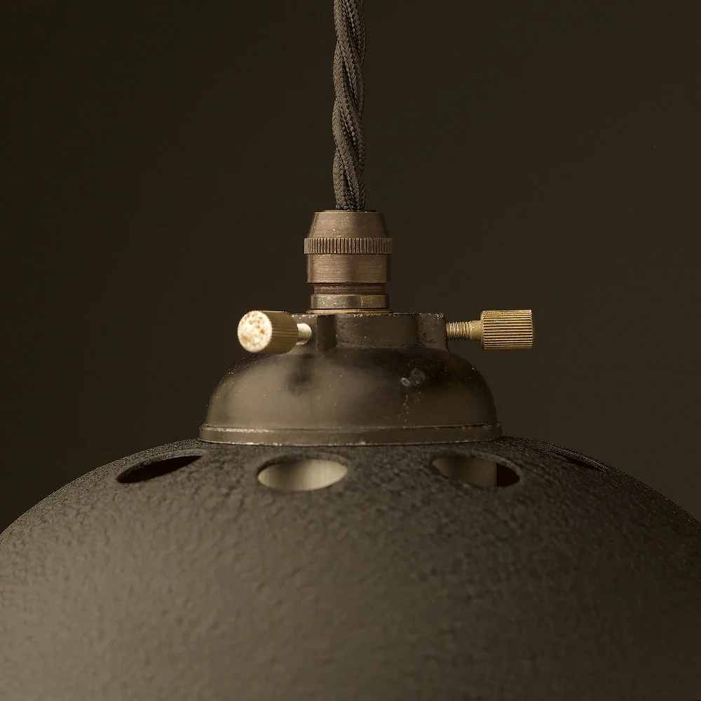 E Leitz Wetzlar Focomat Pendant Vintage Edison LED Cordgrip