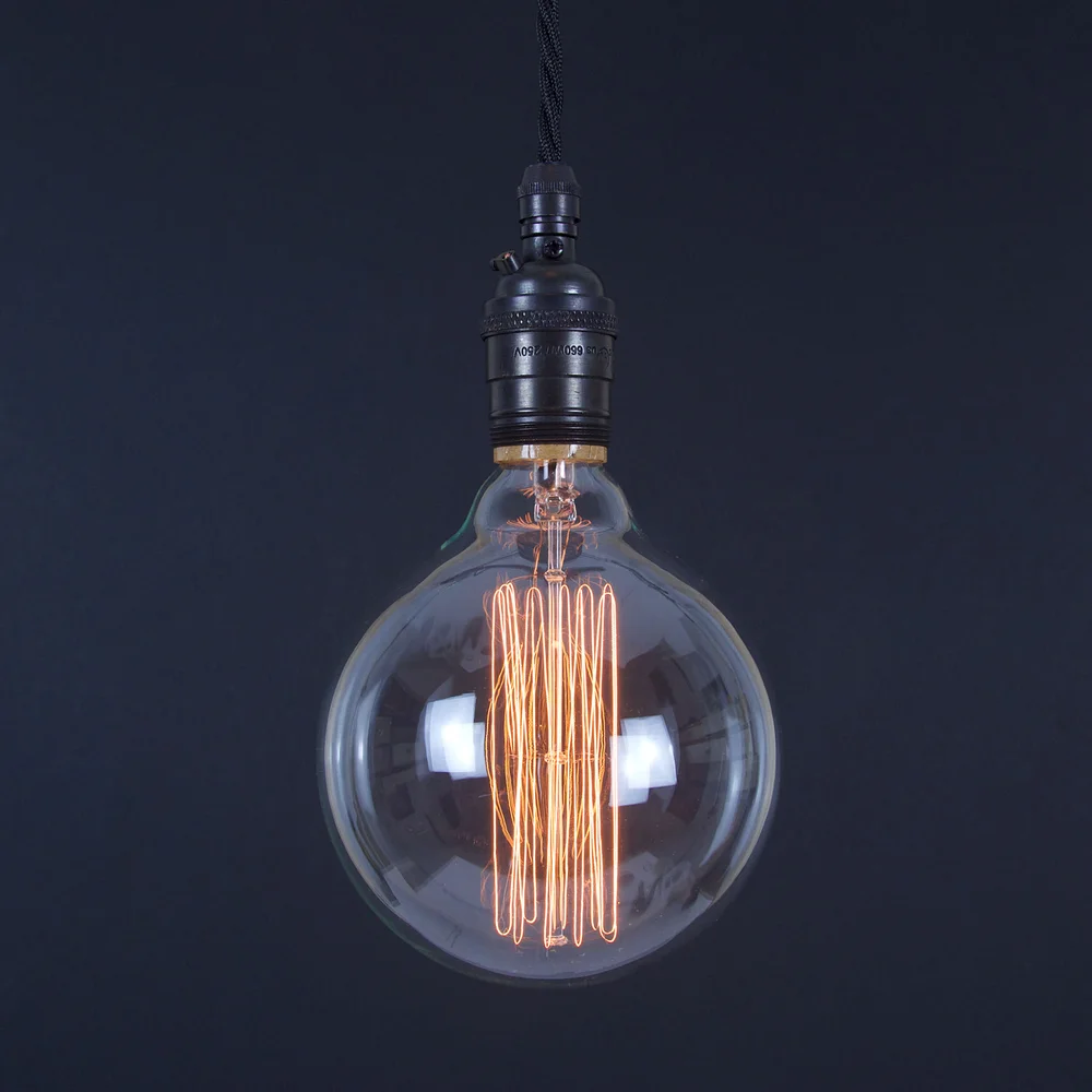 Pendant Light E26 Edison Screw Bronze Bare Bulb 120v UL