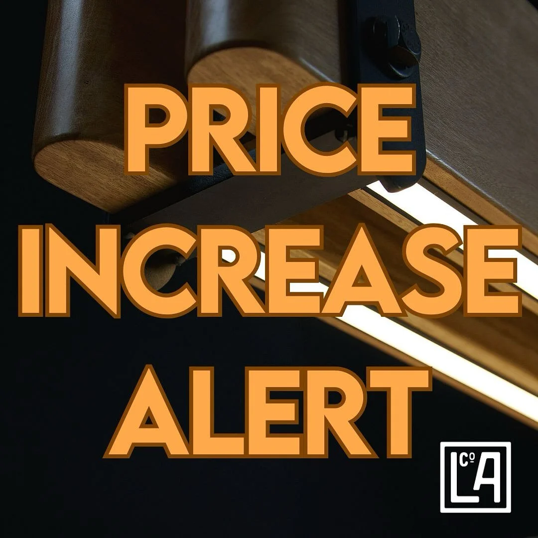 📢 Price Update Reminder 📢

Back in January, we gave you a heads-up that a price increase was coming&mdash;and that time has now arrived. Due to rising material costs, we&rsquo;ll be adjusting prices on our wood beam pendant lights and a few other p