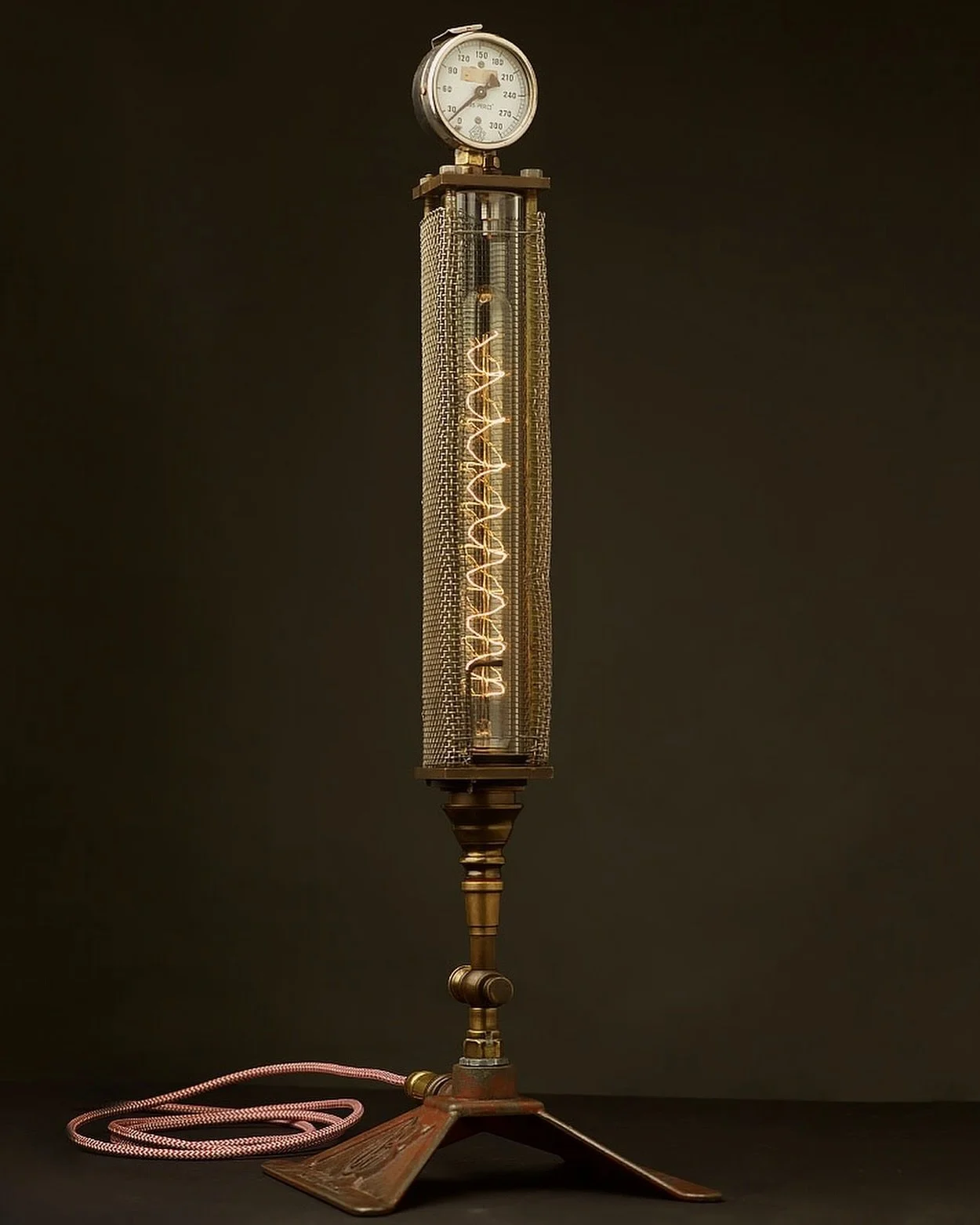 So, here&rsquo;s a little bit of a #throwbackthursday to a desk lamp I made around a decade ago. On a recent trip to the wonderful @banksbrewing I noticed two components built onto the side of some brewing equipment that were incredibly reminiscent o