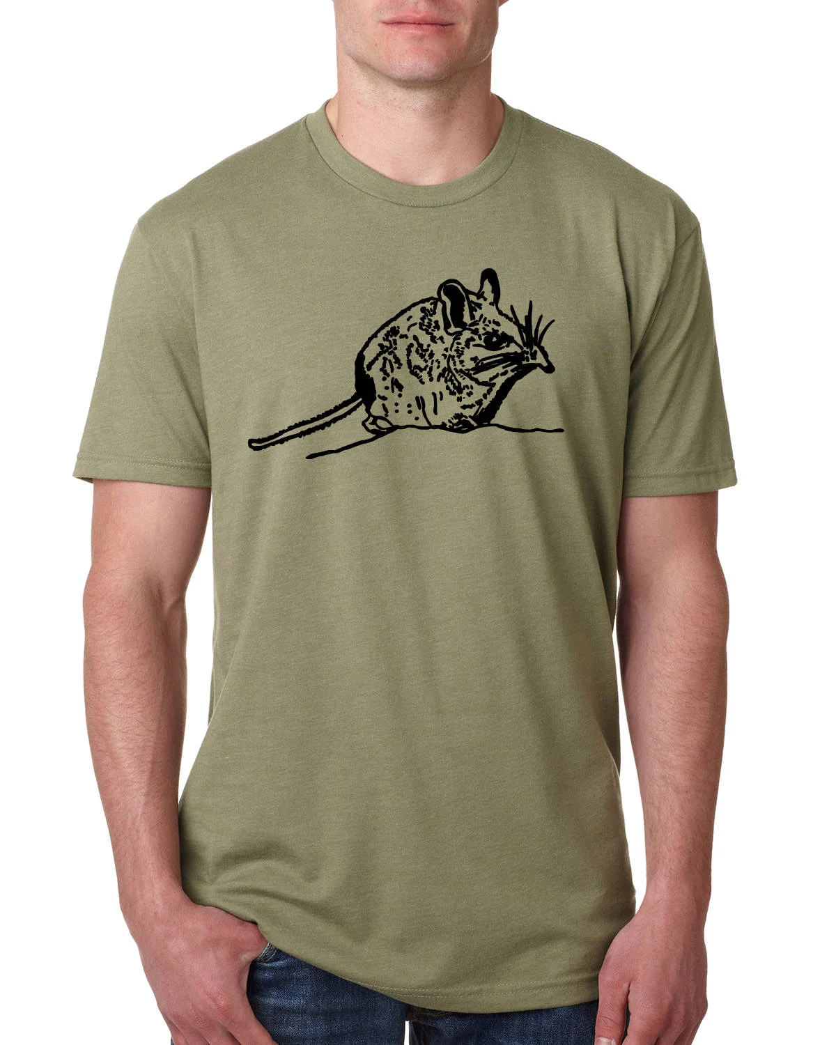 Cute Animal Tshirt Animal Print of Elephant Shrew Gift for Him.jpg