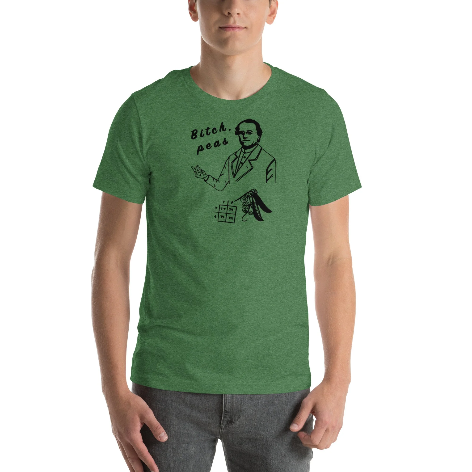 Gregor Mendel says, "Bitch, peas"