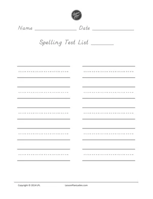 Lesson Plan Ladies