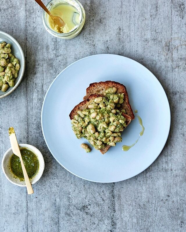 Self isolation/self distancing recipe idea: Pesto Beans on Toast. As simple as it gets. If you don&rsquo;t have fresh basil on hand to whip up your own, use a jar of pesto with a tin of butter beans or cannellini beans. The world and they way we live