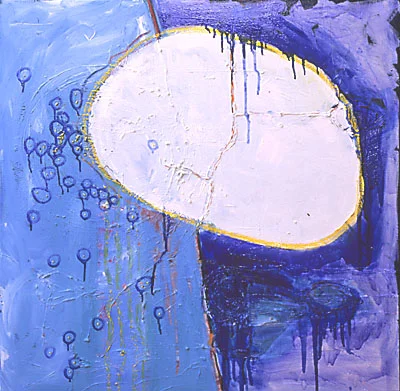 Everyone Collects Something 2005 | oil and styrofoam on canvas | 36 x 36 | $2100