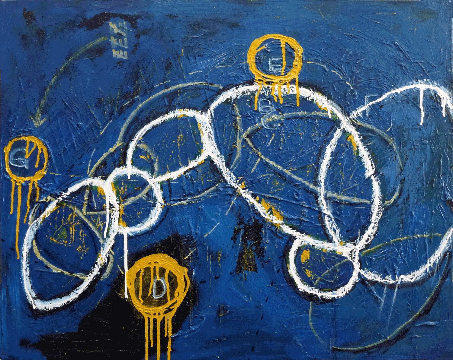 How Constellations Form 2.0 2011 | oil on canvas | 24 x 30 | $1100