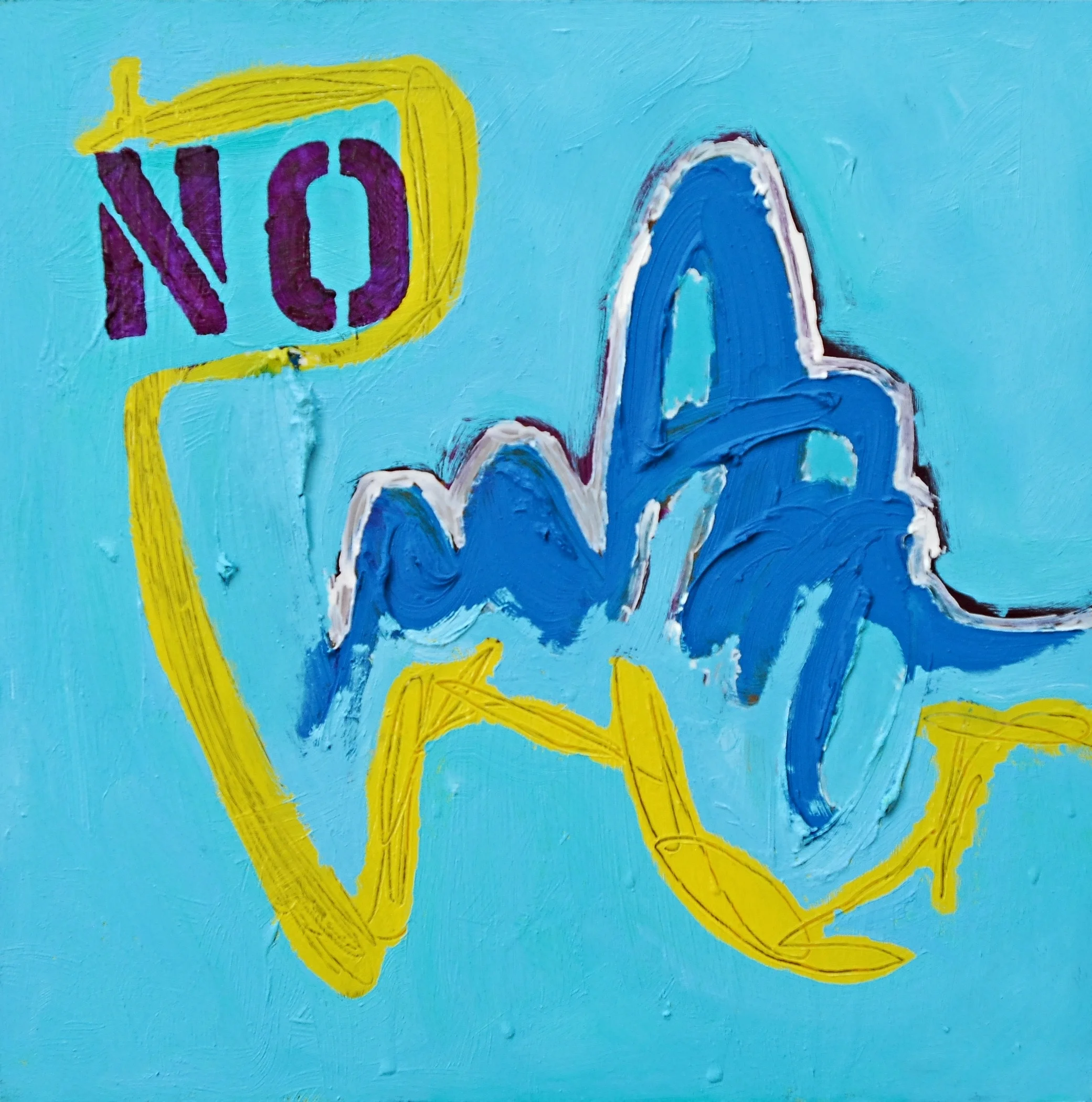 This One Needs to be Stopped 2015 | oil on panel | 12 x 12 | $300