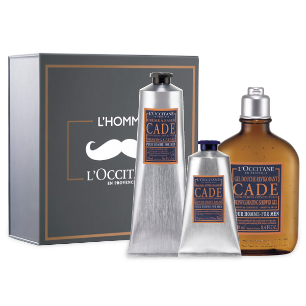 For the guy who likes to be pampered: My husband loves the products for men from L'Occitane and I bet yours will too! The set includes shaving cream, after-shave balm and shower gel. Classic Cade Set by L'Occitane, $60