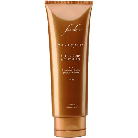 Sue Devitt Microquatic Tinted Body Moisturizer, $36. 