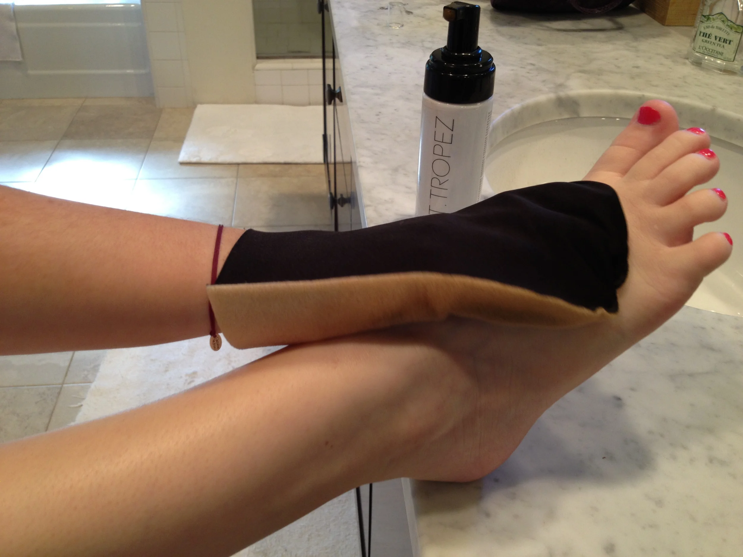 Dont' forget your feet! 