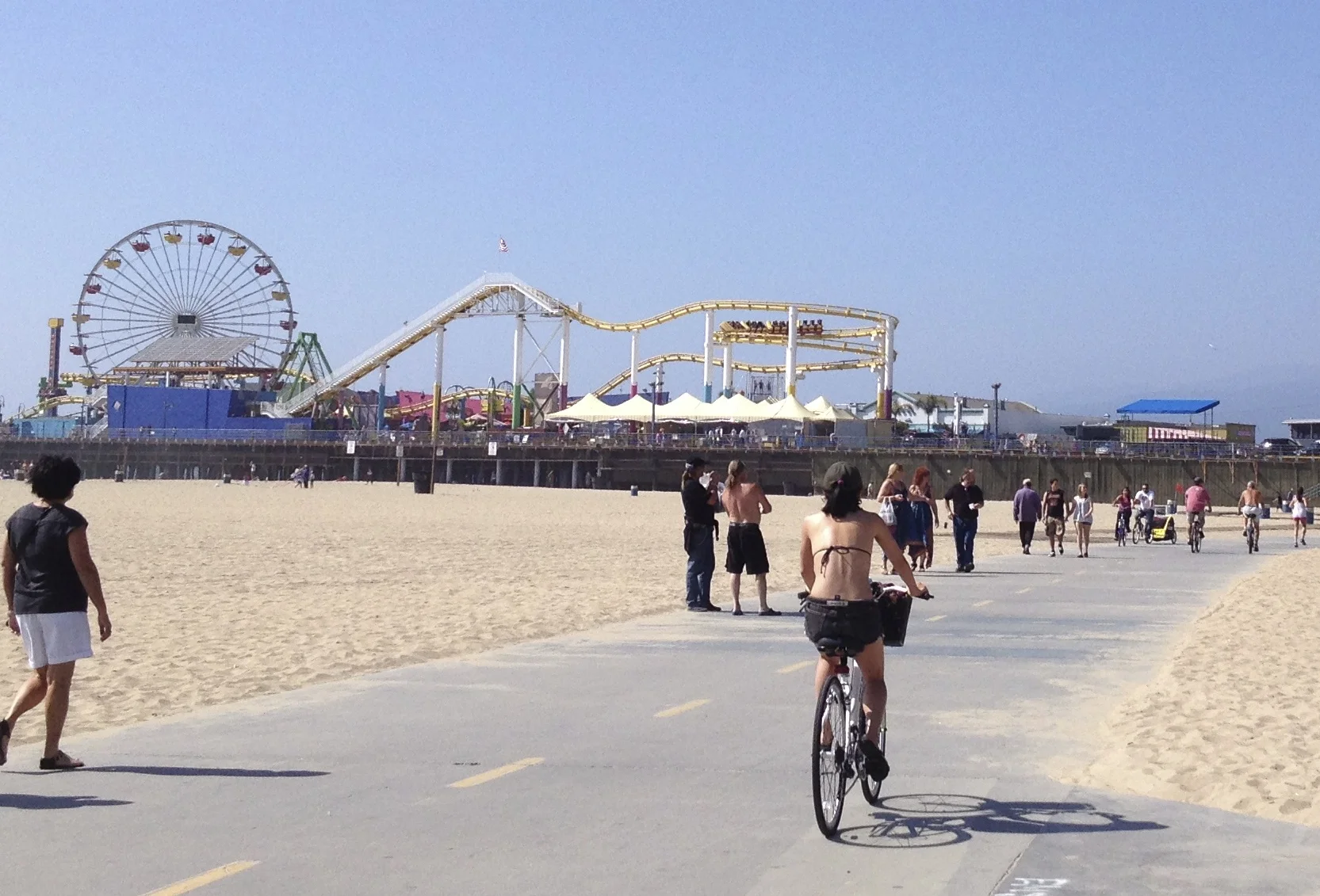 The Pier in Santa Monica, CA, August 2013