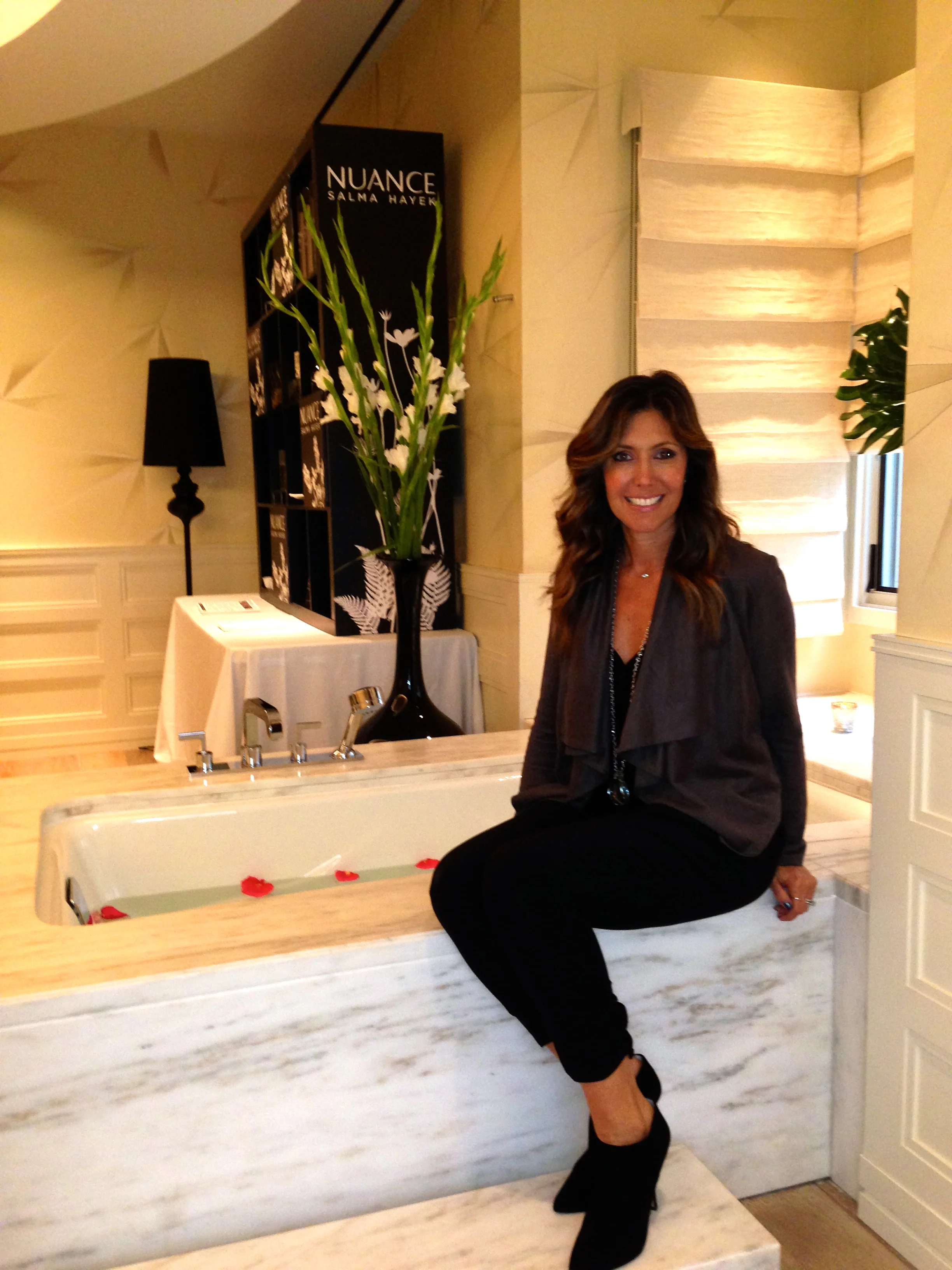 At the Hotel Bel Air spa!