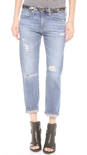 Jeans: AG Adriano Goldschmied, The Drew straight leg boyfriend , $185.