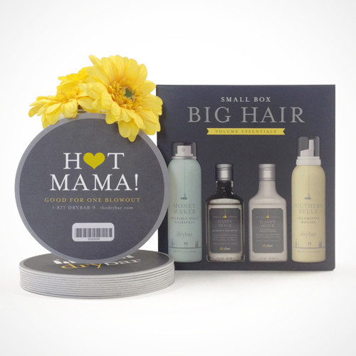 Mother's Day Special, "Hot Mama" 6 pack of blowouts, $225 plus Small Box Big Hair products ($25 value). Order by May 2nd to ship by Mother's Day!