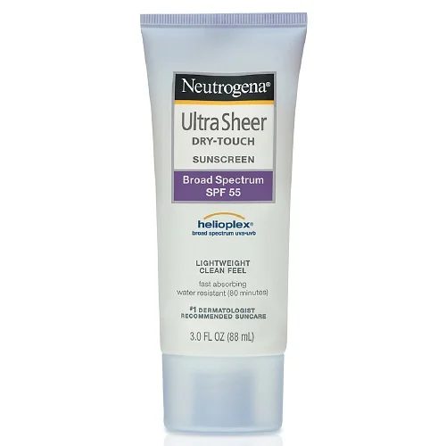 Neutrogena Ultra Sheer Dry-Touch Sunscreen, SPF 55, $11.49.