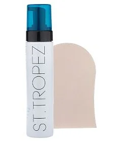 St. Tropez self Tan Bronzing Mousse, $18&nbsp;and Mitt, $6.50