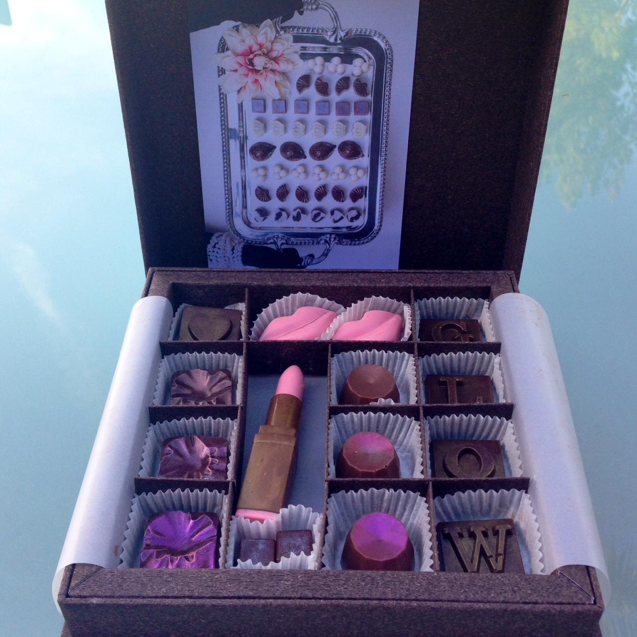 Maggie Louise Chocolates Gift Boxes GLOW Chocolate Charm Box, $45 