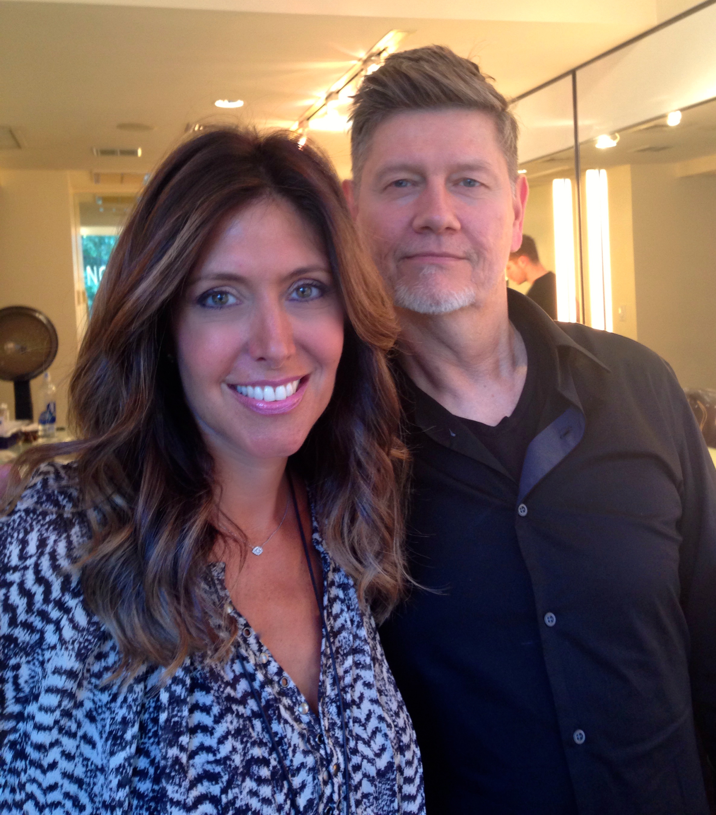 In New York with hair color genius Steve Amendola of the John Frieda Salon. In addition to adding some low lights and a gloss, Steve used the Kerastase Concentre Oleo-Fusion Intensive Nutrition Treatment on my hair to deep condition it.