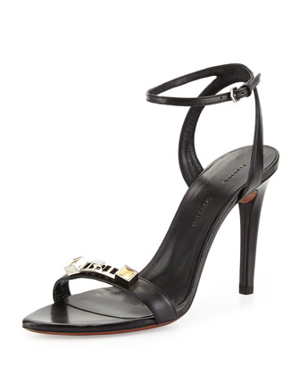 Proenza Schouler PS1 Leather Ankle-Strap Sandal, $ 595. On sale for $417.