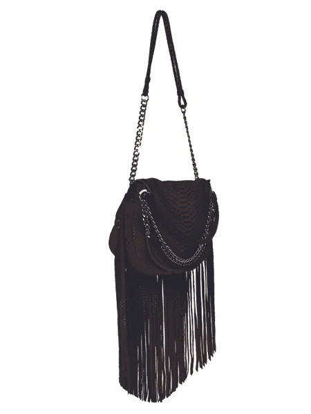 Ramy Brook Camile Fringe Satchel, $425