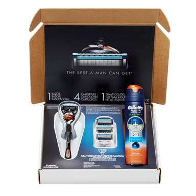 Gillette Shave Club . The Fusion ProGlide with FlexBall Technology (recommended) is available for a suggested retail price of $11.49.