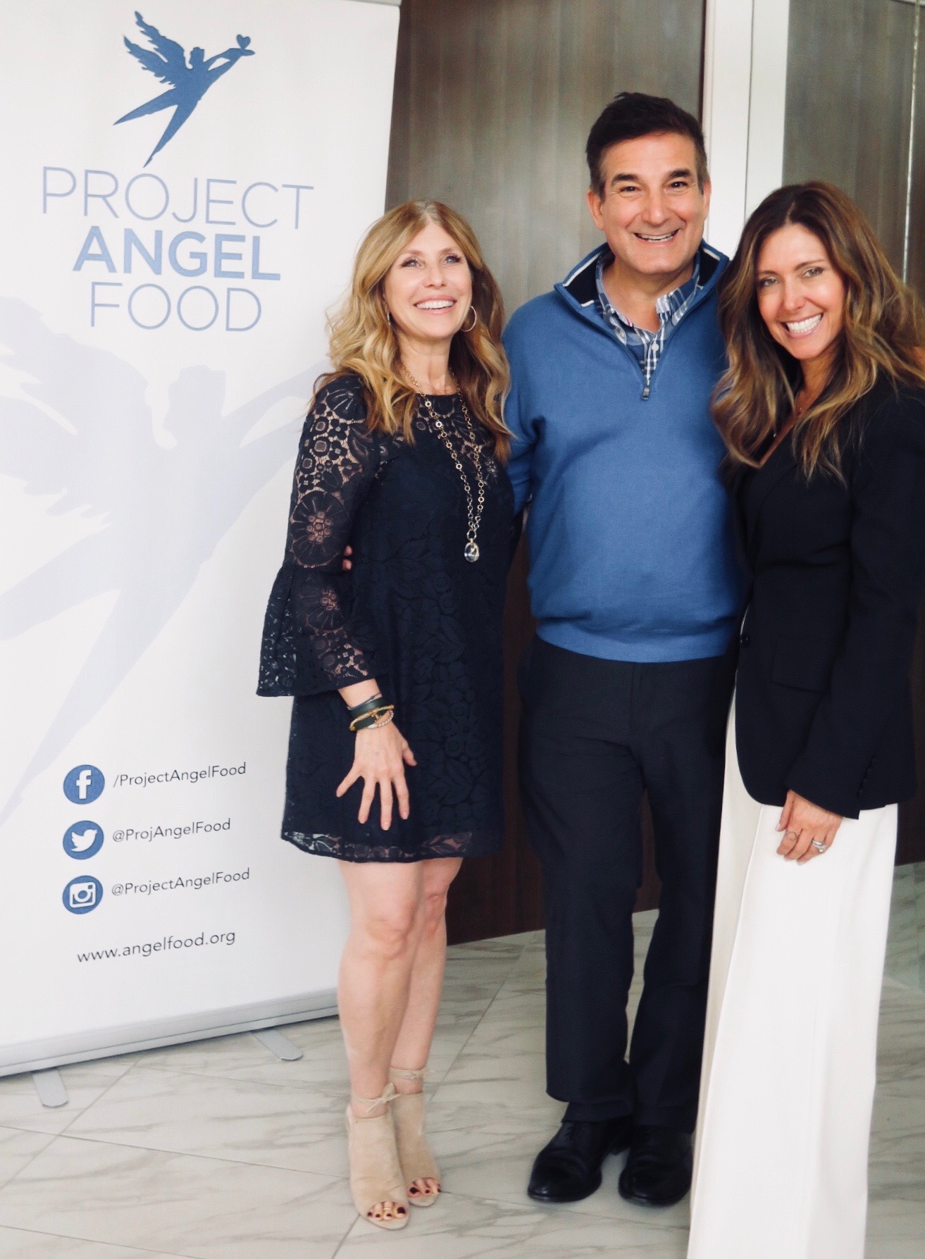 Linda Thompson & Richard Ayoub, Executive Director of Project Angel Food