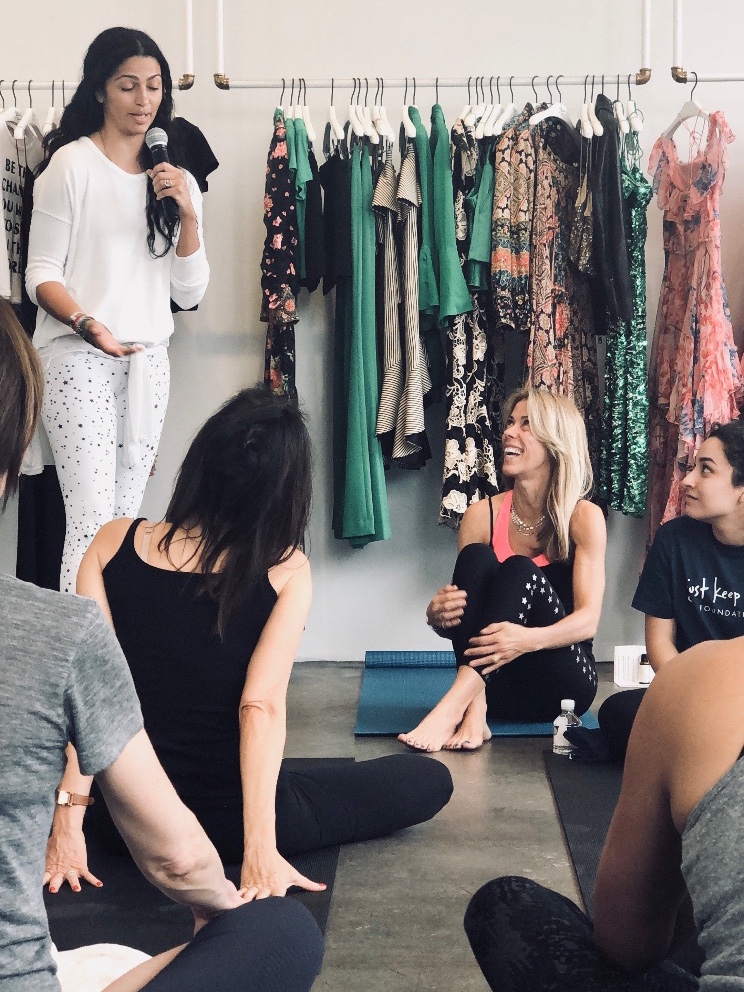Kirschen Hagenlocher , celebrity yoga teacher
