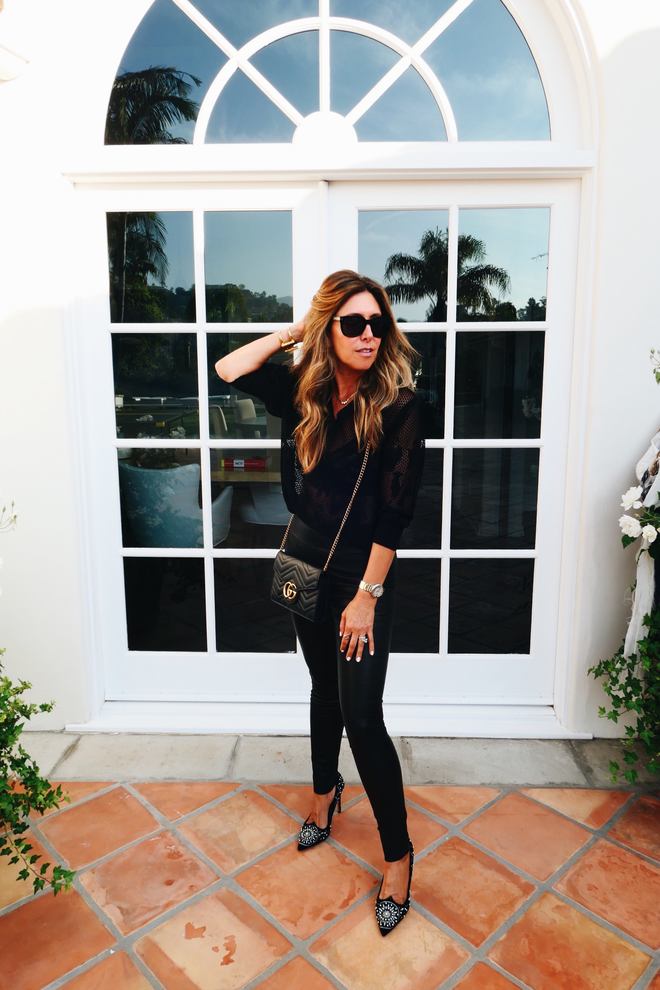 Leather Edit Part 3: Black Leather Leggings — The Glow Girl by