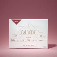 3. Calivolve Dark Chocolate Restore CBD Truffles