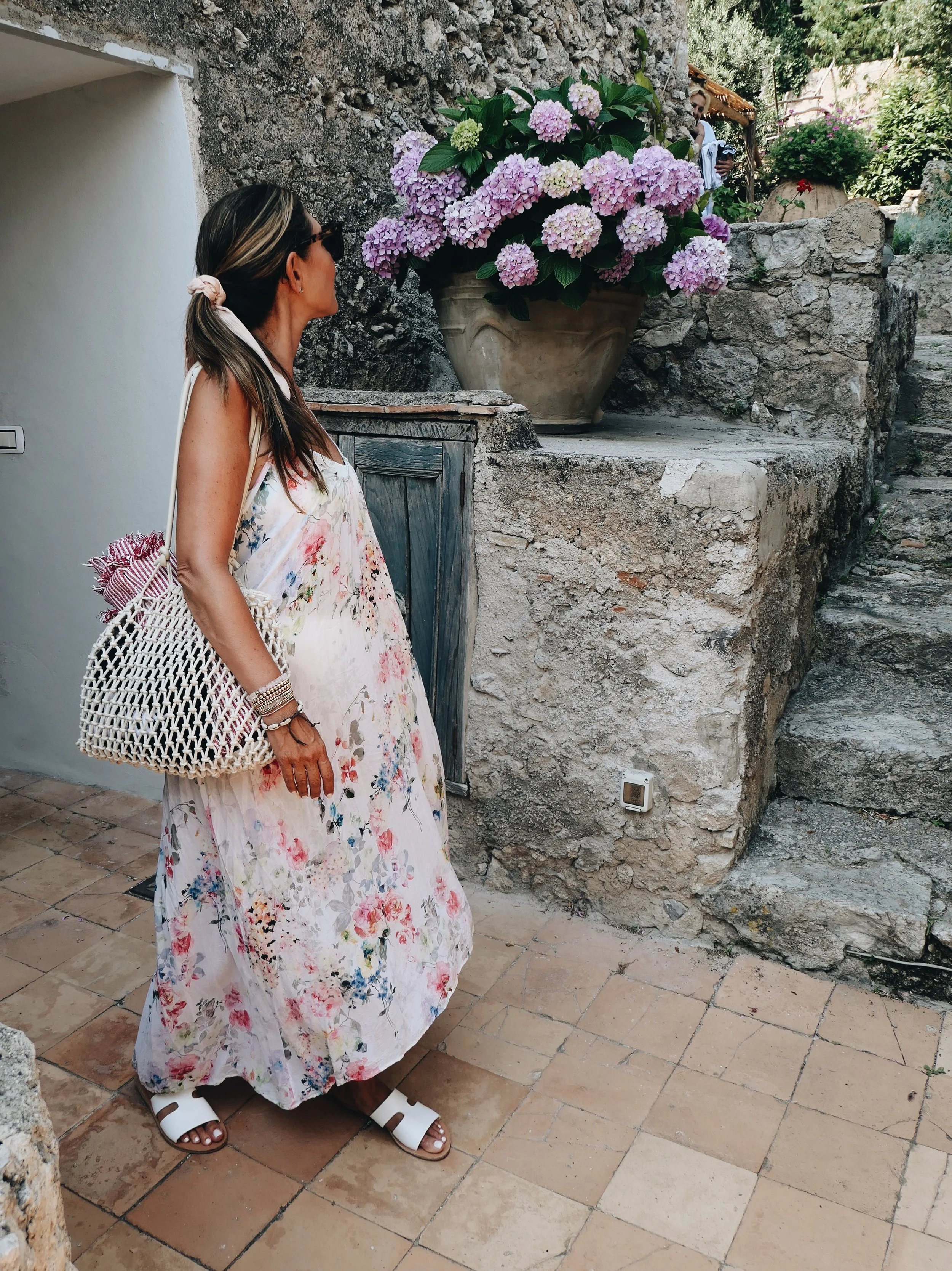 Bag by ClareV. Sandals by Ancient Greek Sandals.